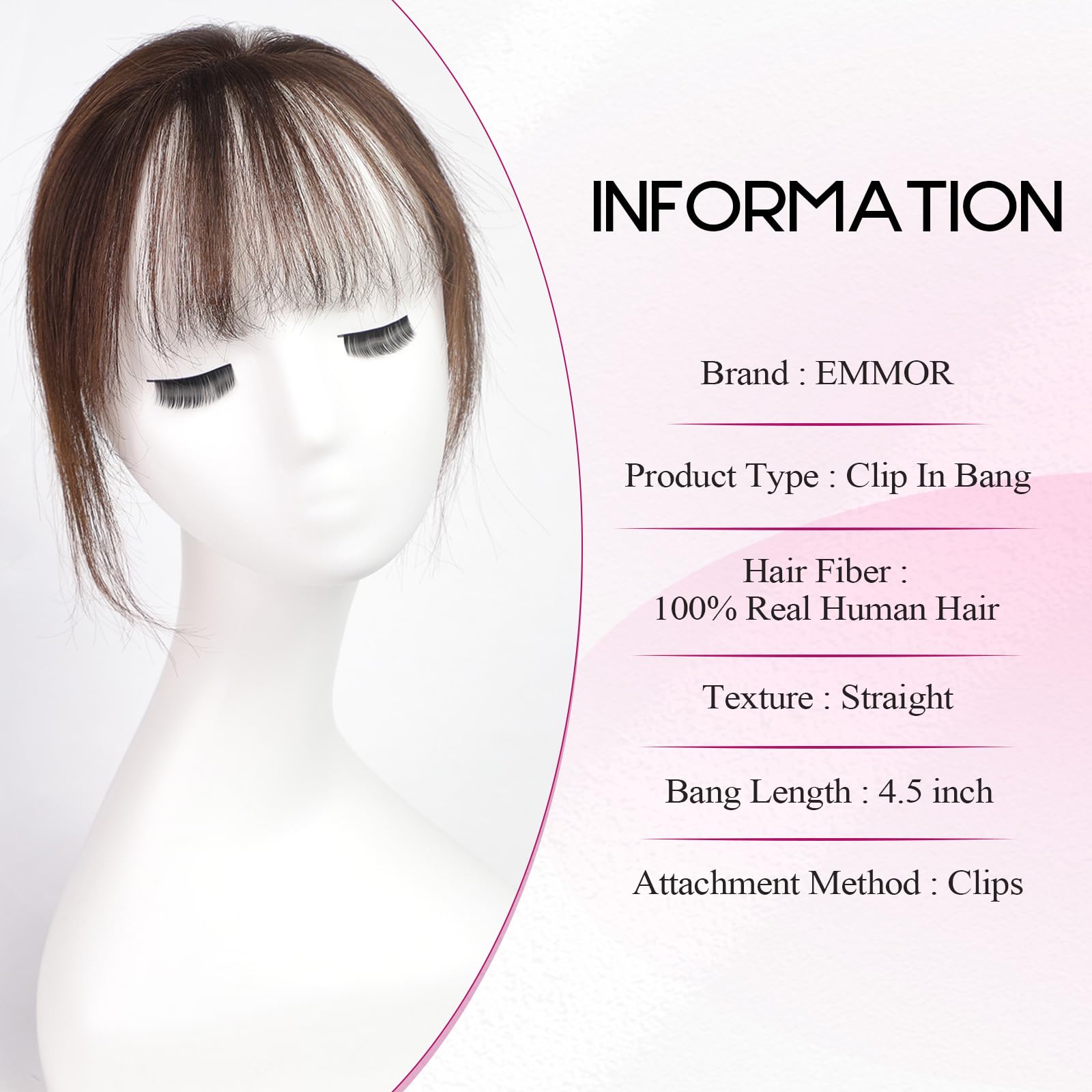 100% Echt haar Pony Clips in A - Seamless Clip In Hair Extensions Human Hair recensie en prijs