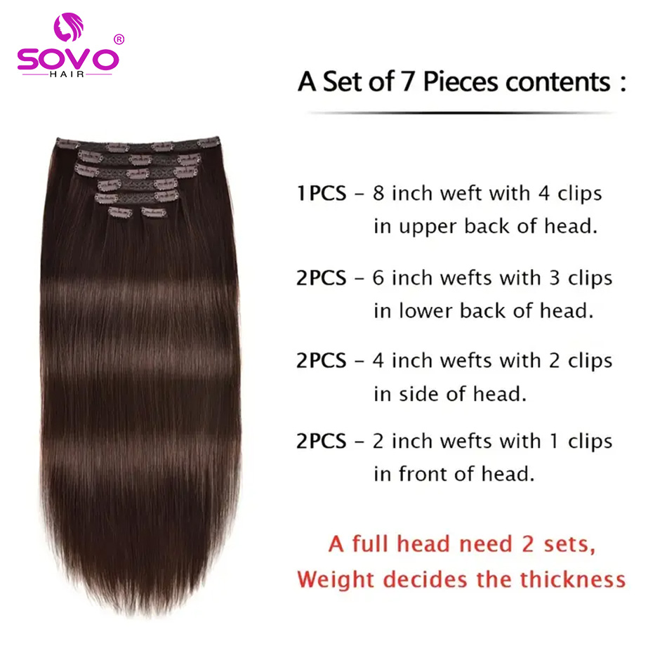 Clip-in haarextensies 100% ech - Seamless Clip In Hair Extensions Human Hair recensie en prijs