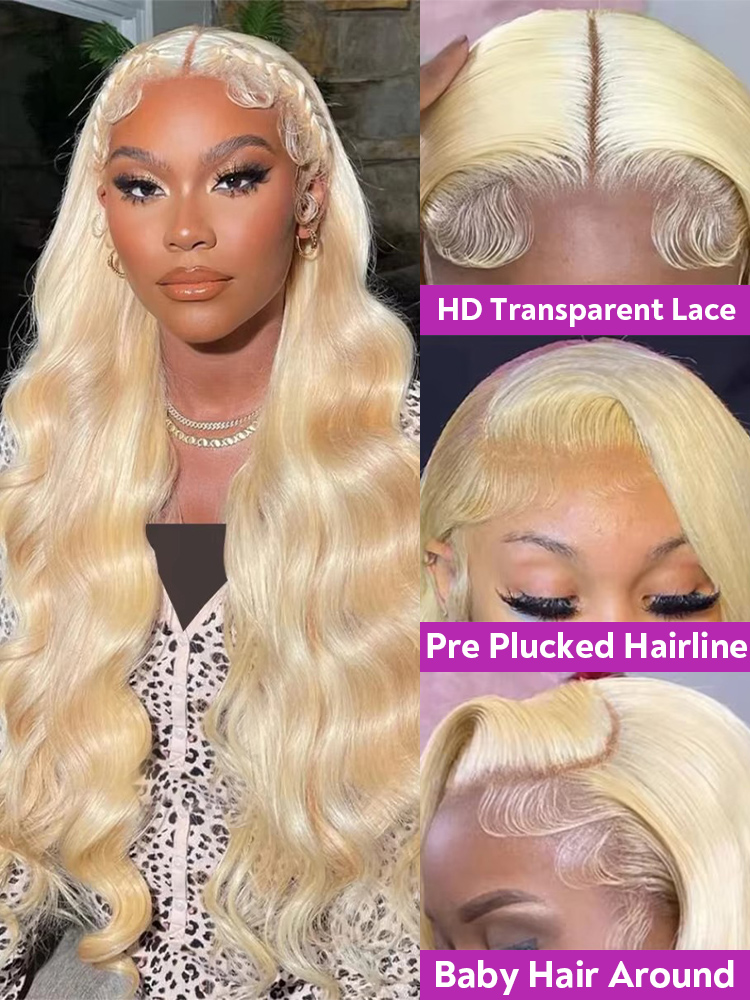 220% Dichtheid 613 Honingblond - 613 Blonde Body Wave Lace Front Wig recensie en prijs