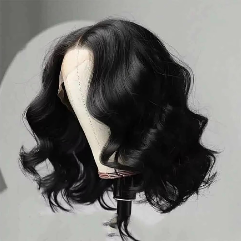 250% Geen lijm 13x4 HD Transpa - Pre Parted 13X4 Lace Front Bob Wig recensie en prijs